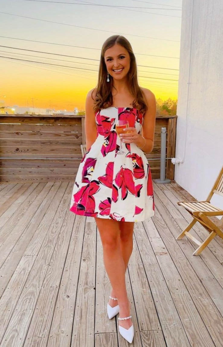 aje baret mini dress BARET STRAPLESS MINI