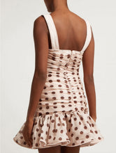 Load image into Gallery viewer, CORSAGE POLKA DOT DRESS
