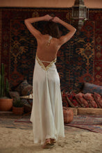 Load image into Gallery viewer, JASMINE WHITE EMBELLISHED MAXI DRESS
