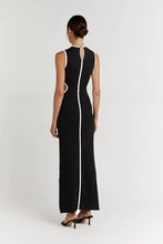 Load image into Gallery viewer, BINDING BLACK KNIT MIDI

