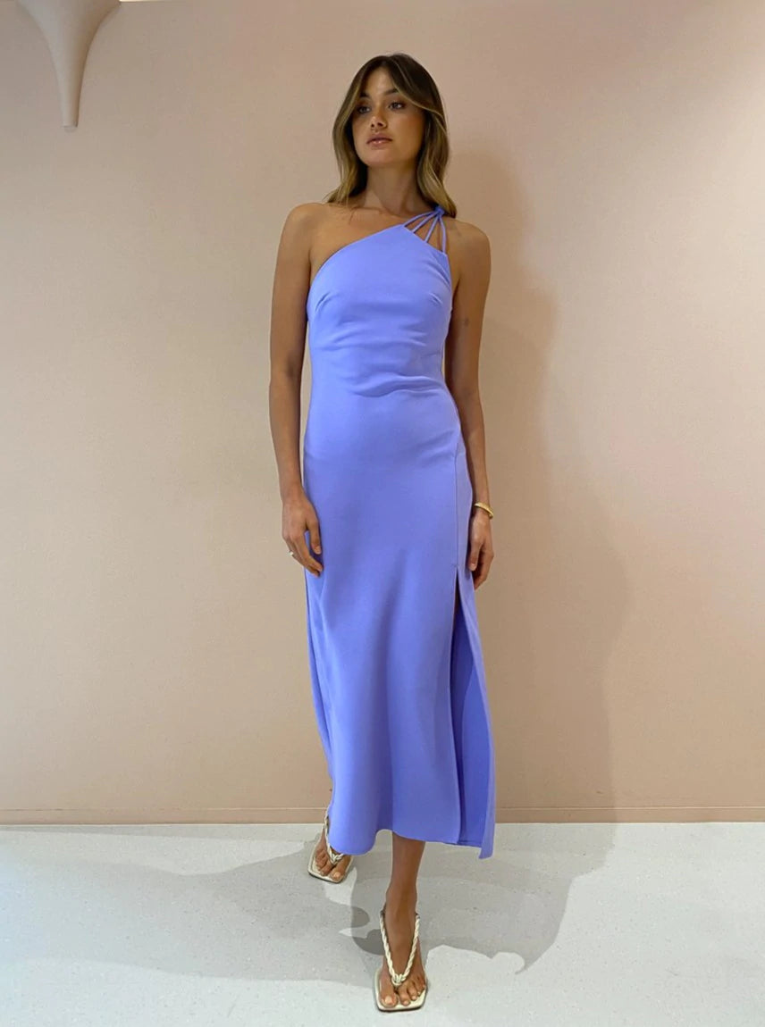 ARIEL ASYMMETRIC KNOT DRESS Rentmeoutnz ARIEL ASYMMETRIC KNOT DRESS Rentmeoutnz